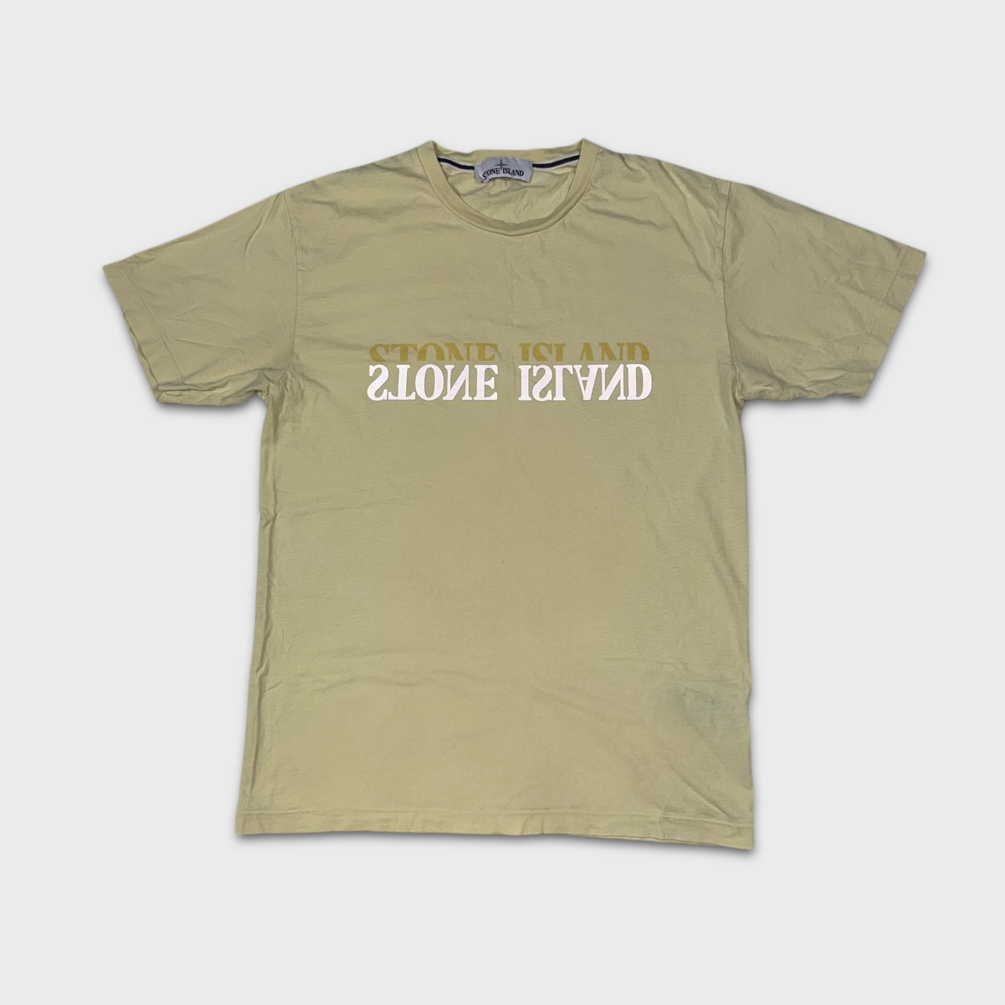 Stone Island Yellow Reflective T-Shirt M