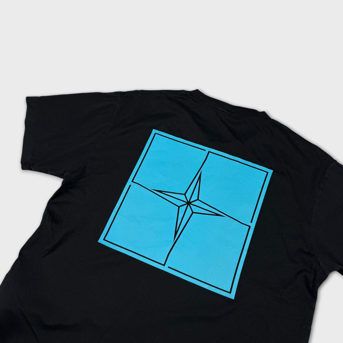 Stone Island Black Graphic T-Shirt L
