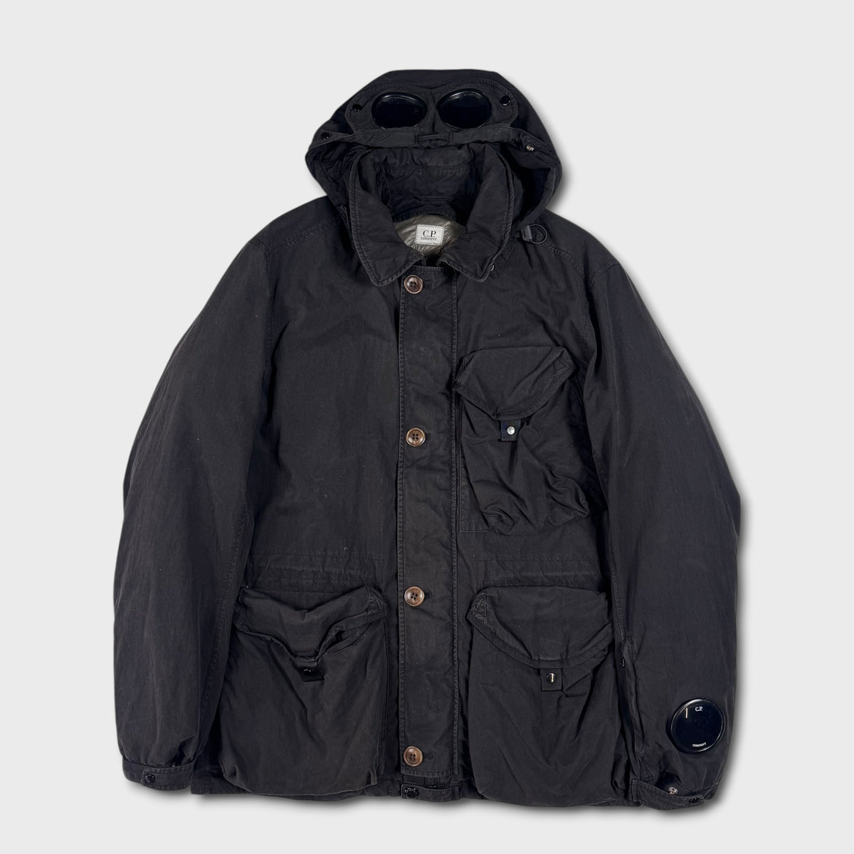 CP Company 50 Fili La Mille Goggle Watchviewer Jacket w/ Liner L