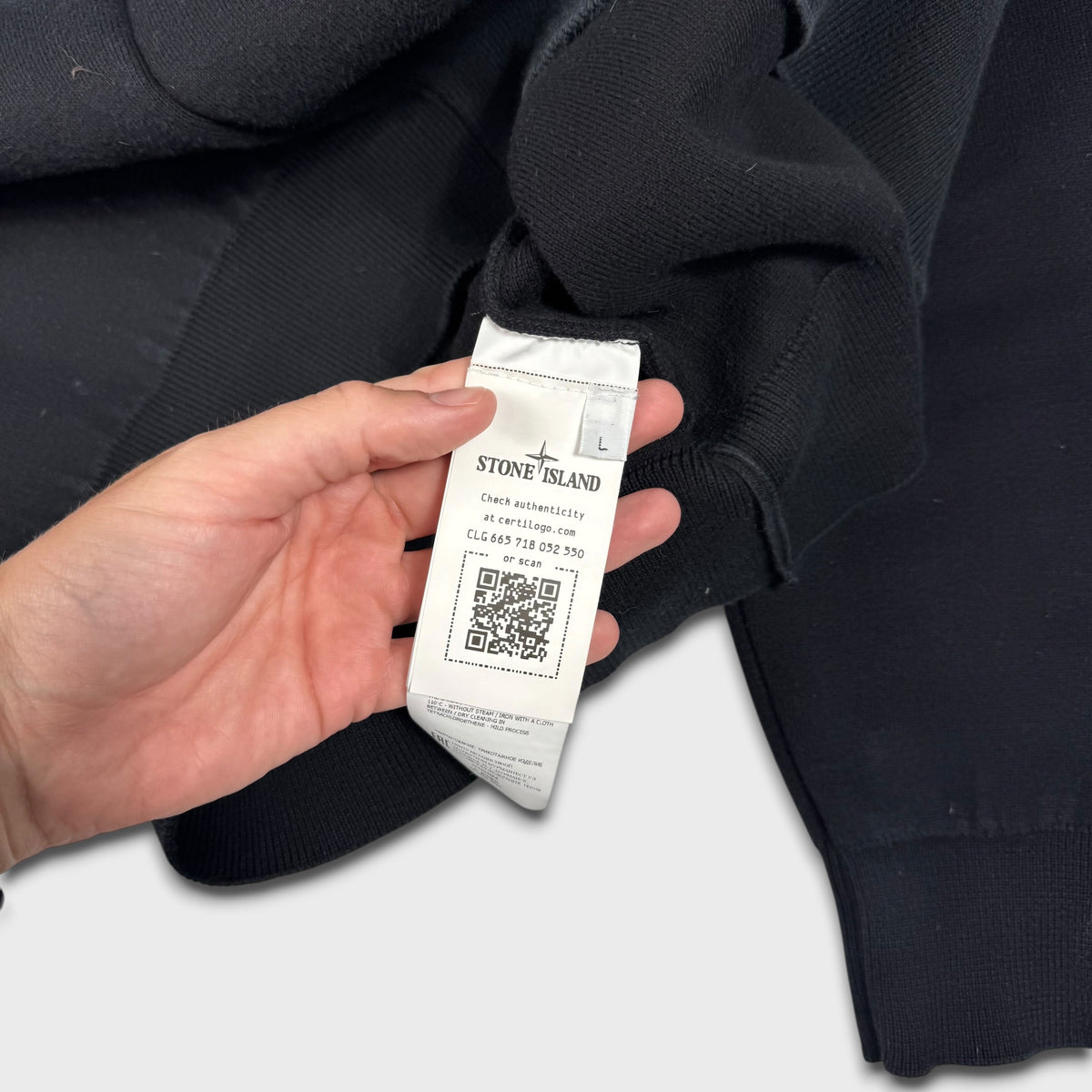 Stone Island Black Ghost Crewneck L