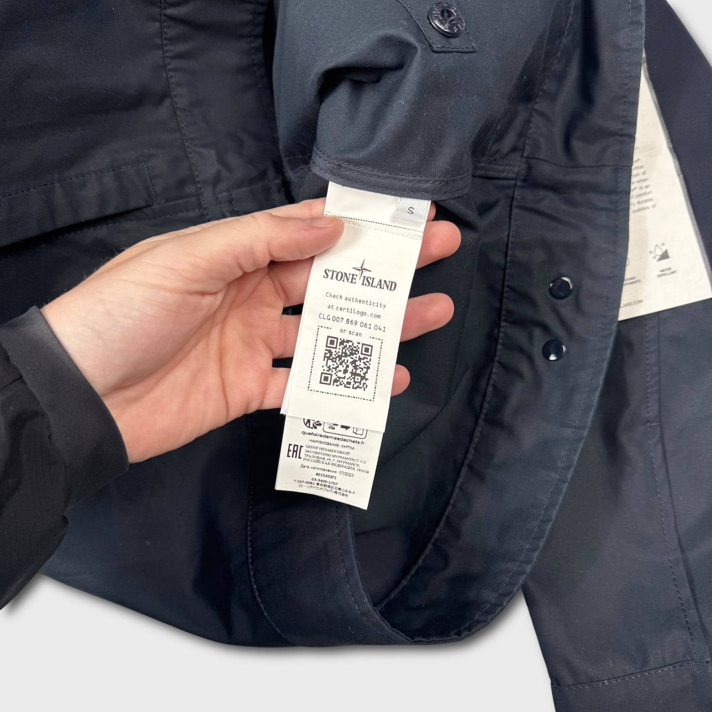 Stone Island Ghost O-Ventile Overshirt Jacket S