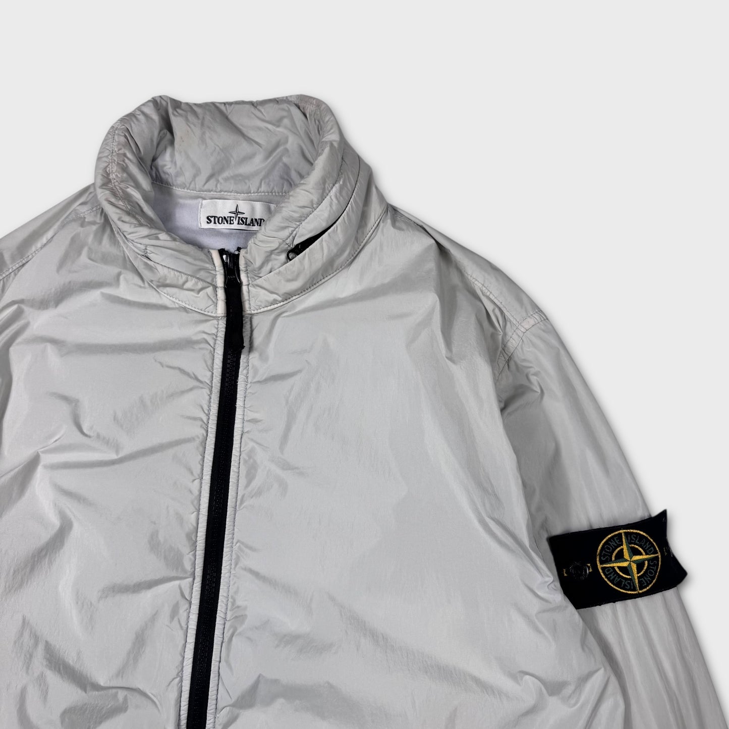 Stone Island Baby Blue Crinkle Reps NY Jacket XL