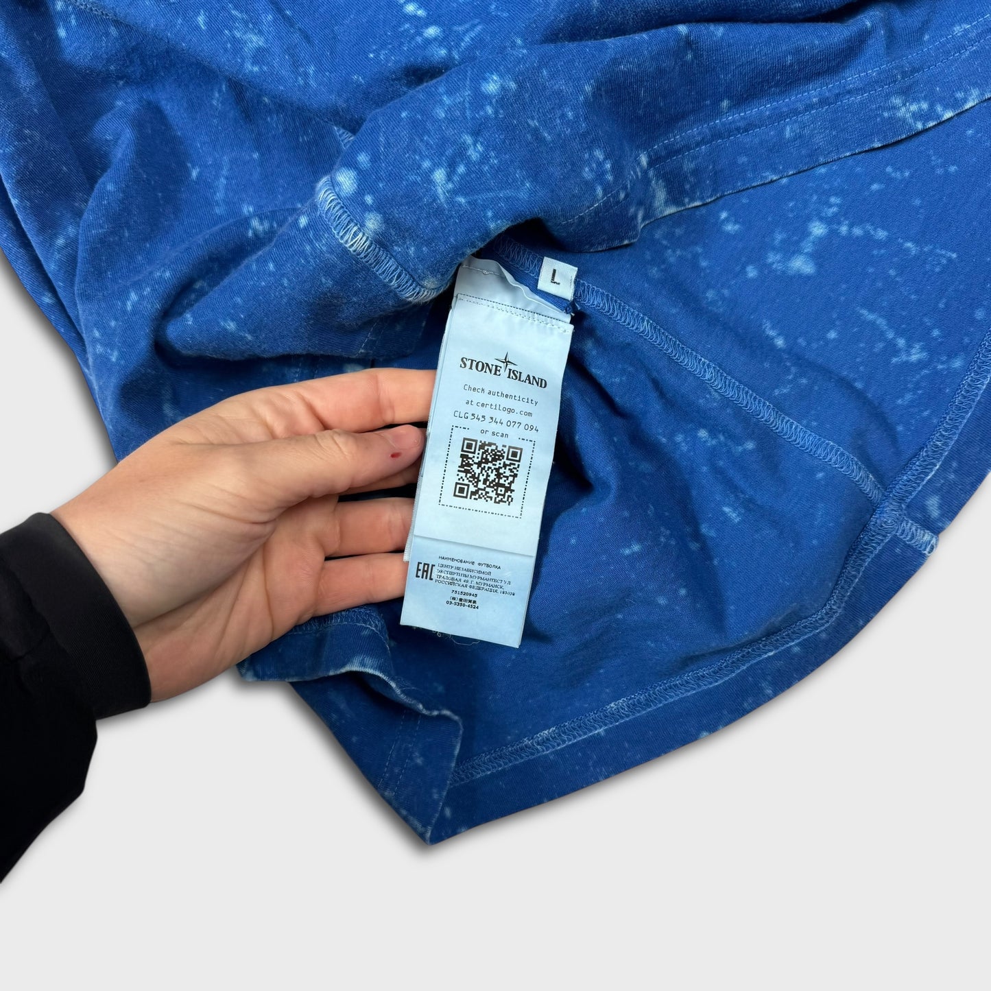 Stone Island OVD Dyed Spellout T-Shirt L