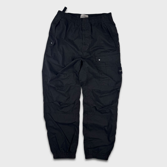 Stone Island Parachute Black Cargo Pants W30