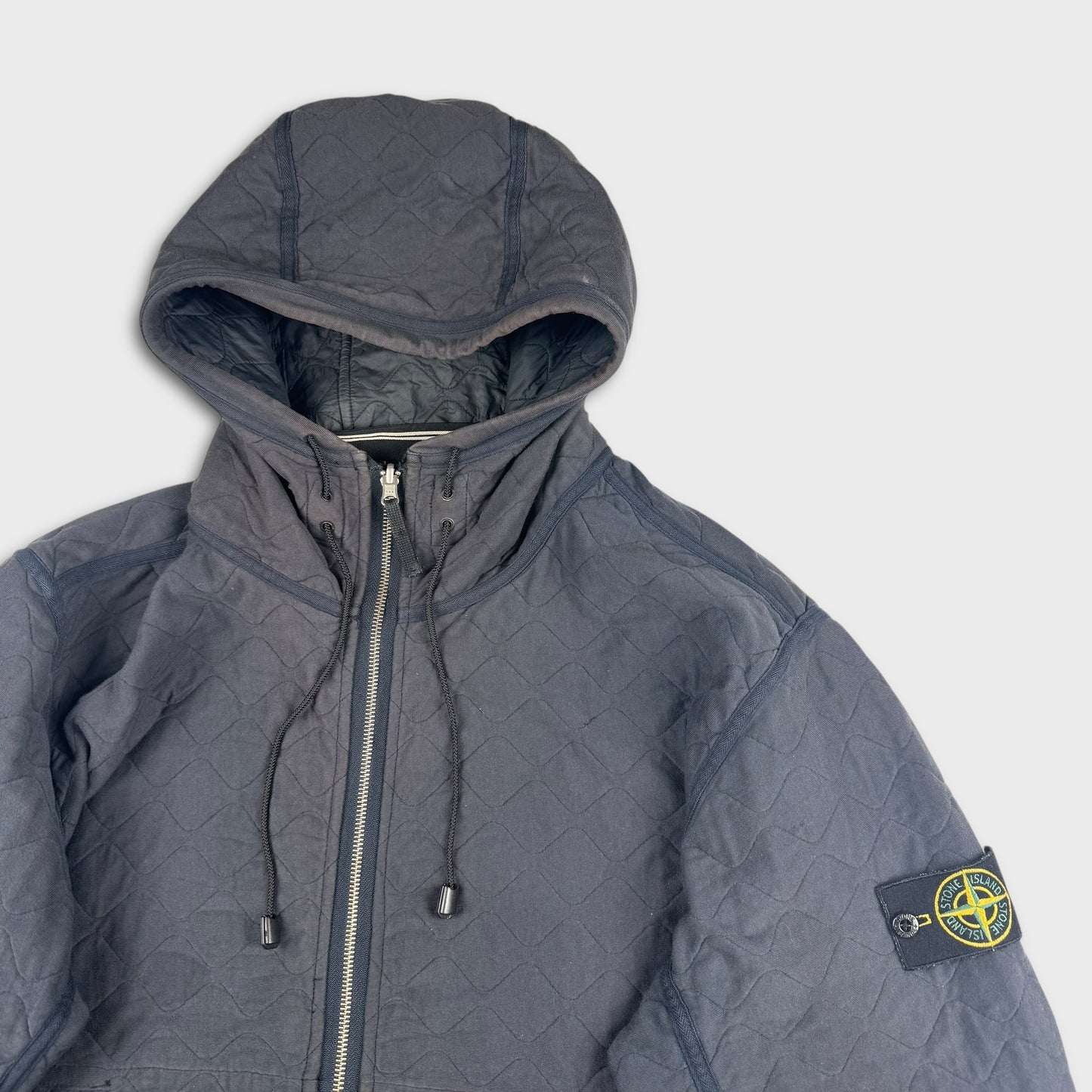 Stone Island Reversible 00’s Patterned Navy Jacket XXL