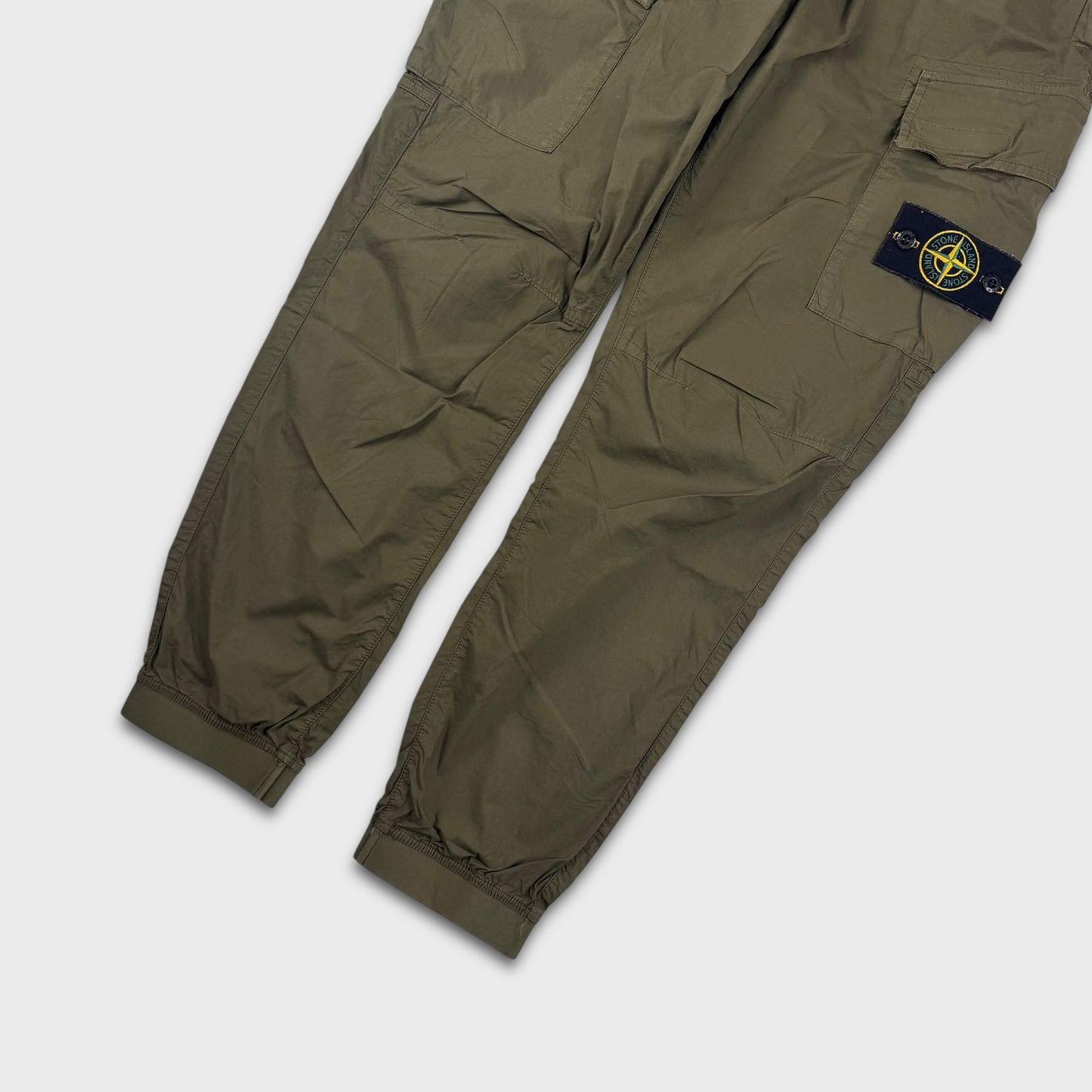 Stone Island Olive Cargo Pants W30