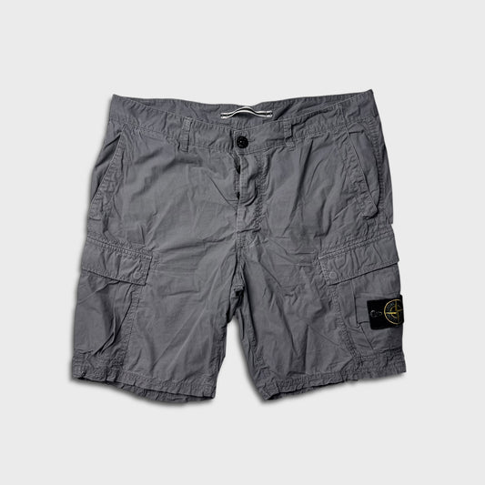Stone Island Grey Cargo Shorts W36