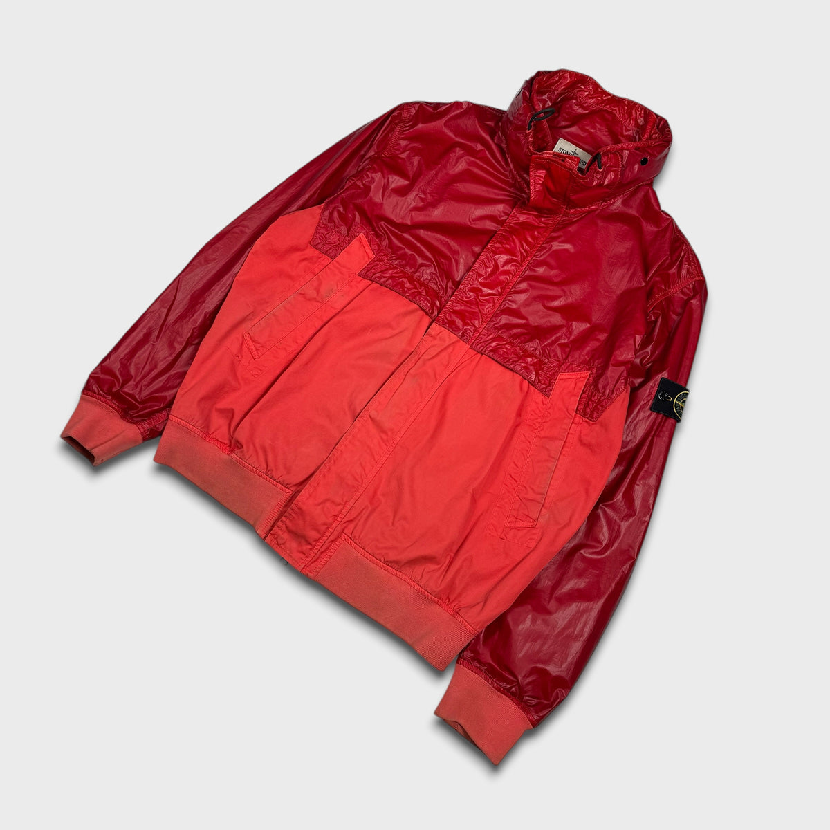 Stone Island Two-Tone Glass / Batavia Hooded Jacket 3XL