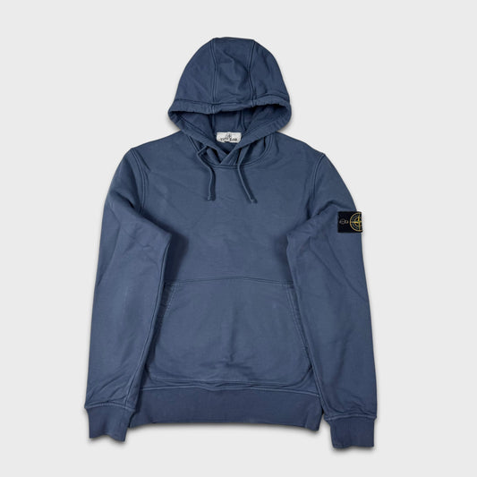 Stone Island Steel Blue Pullover Hoodie M