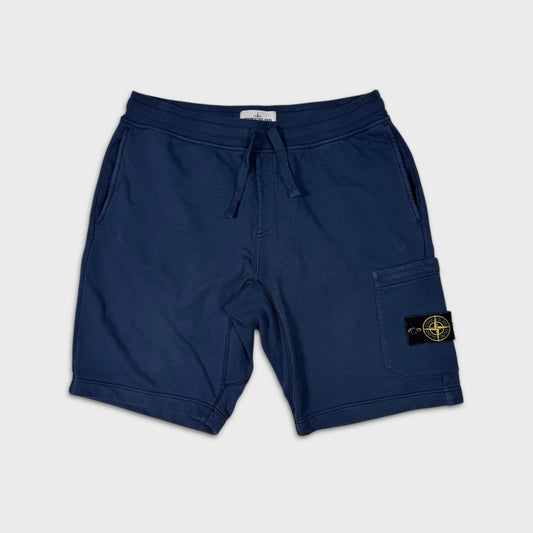 Stone Island Navy Cotton Shorts L