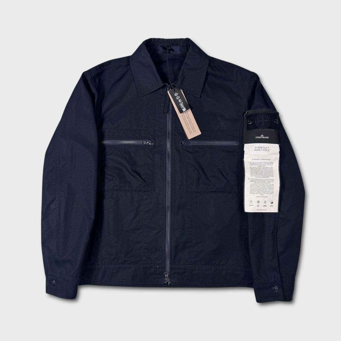 Stone Island Ghost O-Ventile Overshirt Jacket S