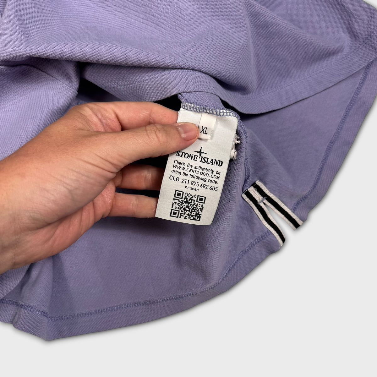 Stone Island Lilac Polo Shirt XL