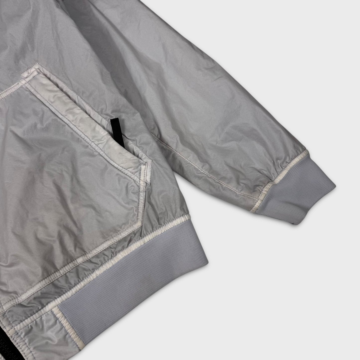 Stone Island Ice White Lamy Velour Jacket XL