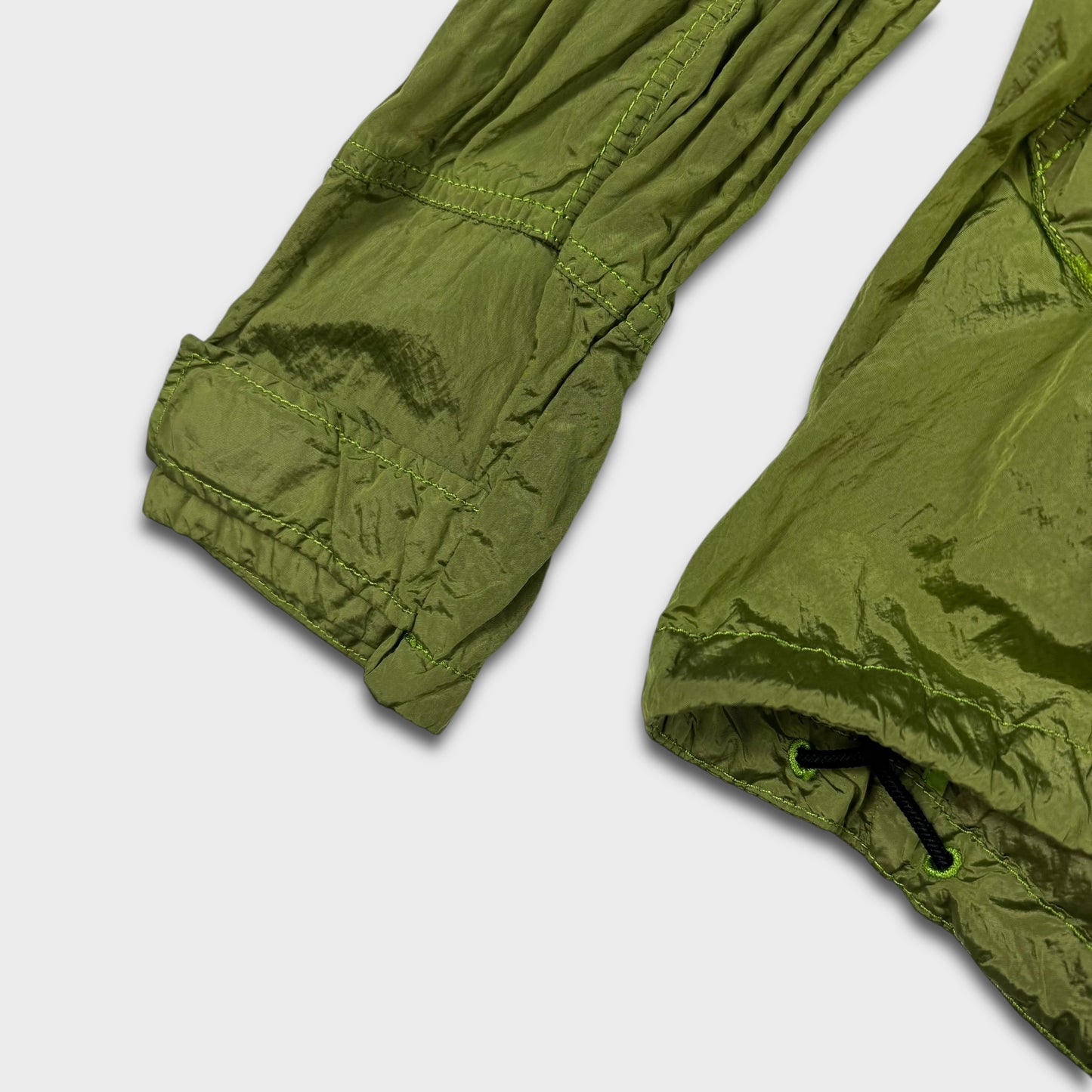 Stone Island Lime Green Nylon Metal Watro Jacket L