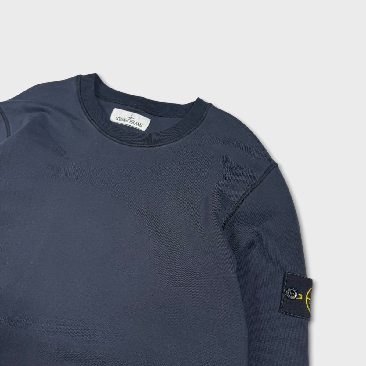 Stone Island Navy Crewneck L