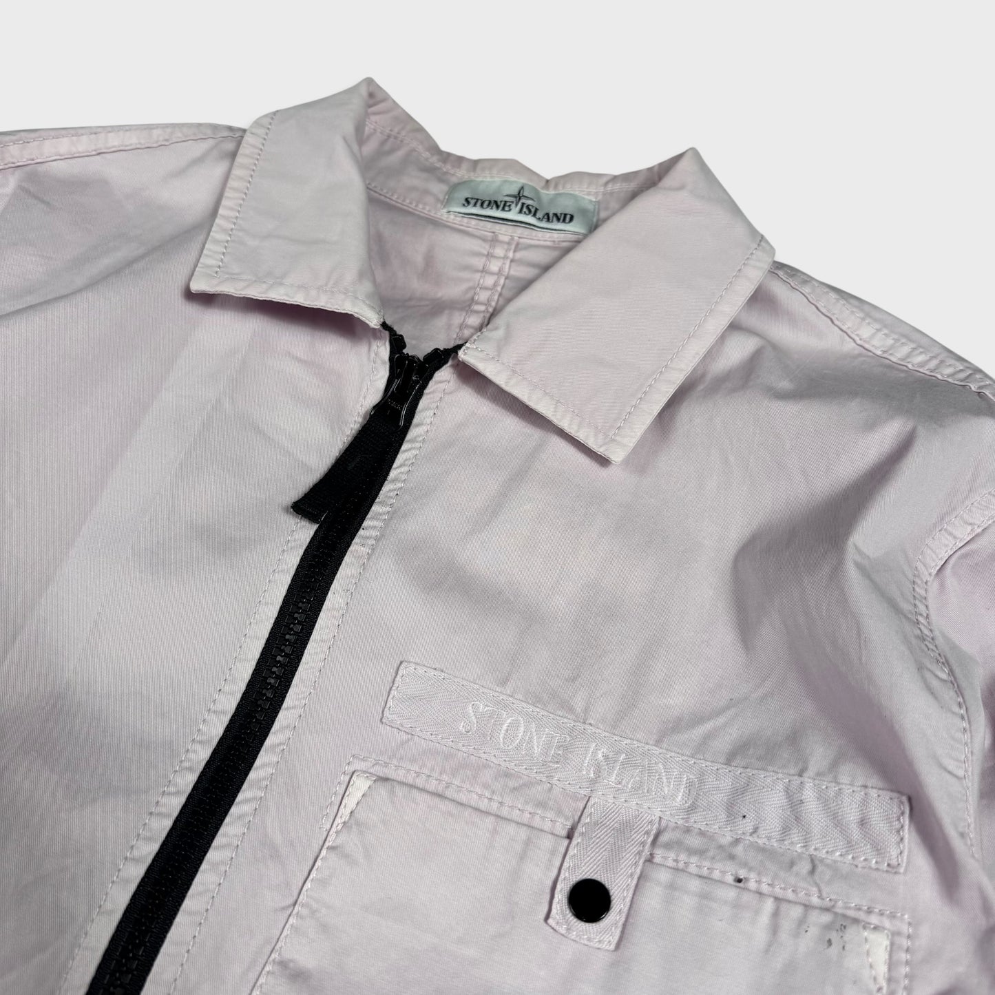 Stone Island Baby Pink Overshirt Jacket M
