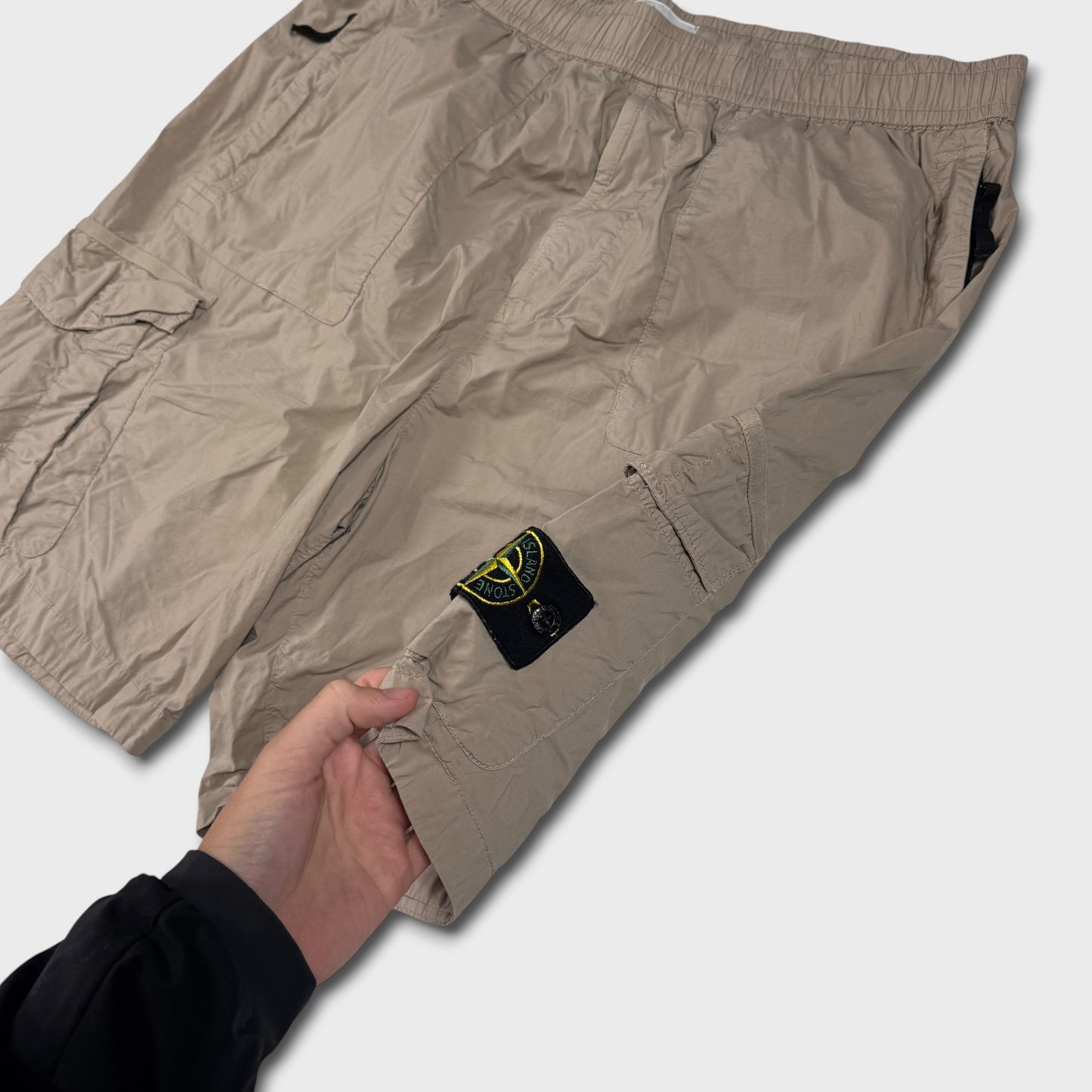 Stone Island Badge Cargo Shorts W34