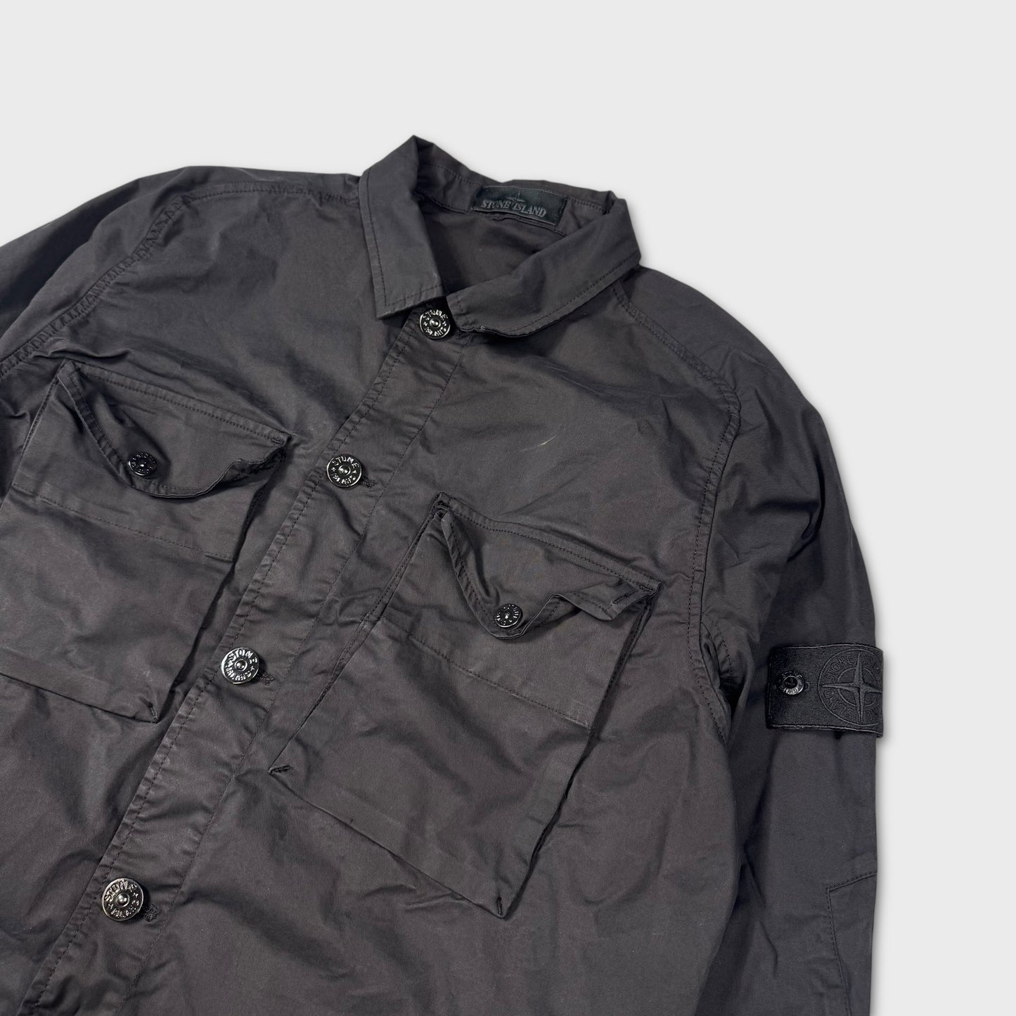 Stone Island Double Pocket Ghost Overshirt Jacket L