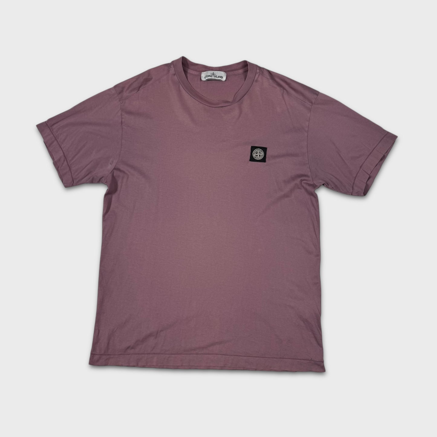Stone Island Muave Compass Logo T-Shirt L