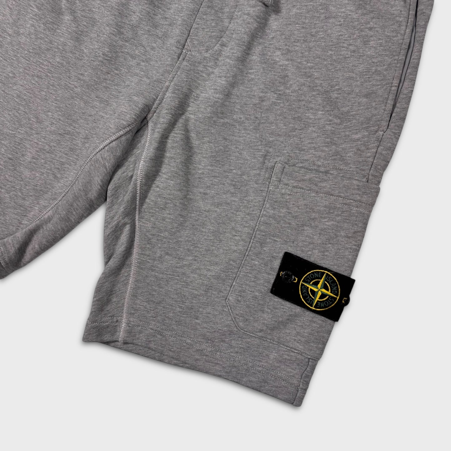 Stone Island Grey Cotton Shorts S