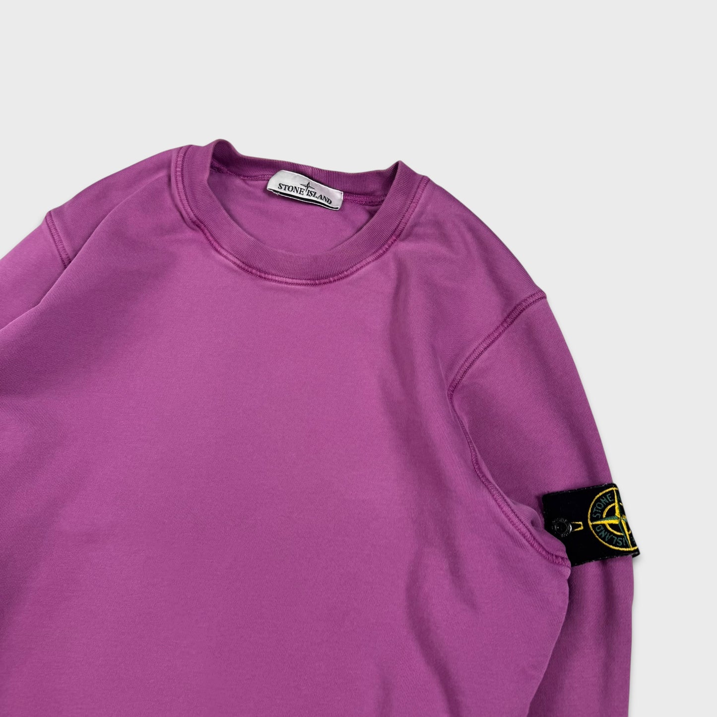 Stone Island Magenta Purple Crewneck M