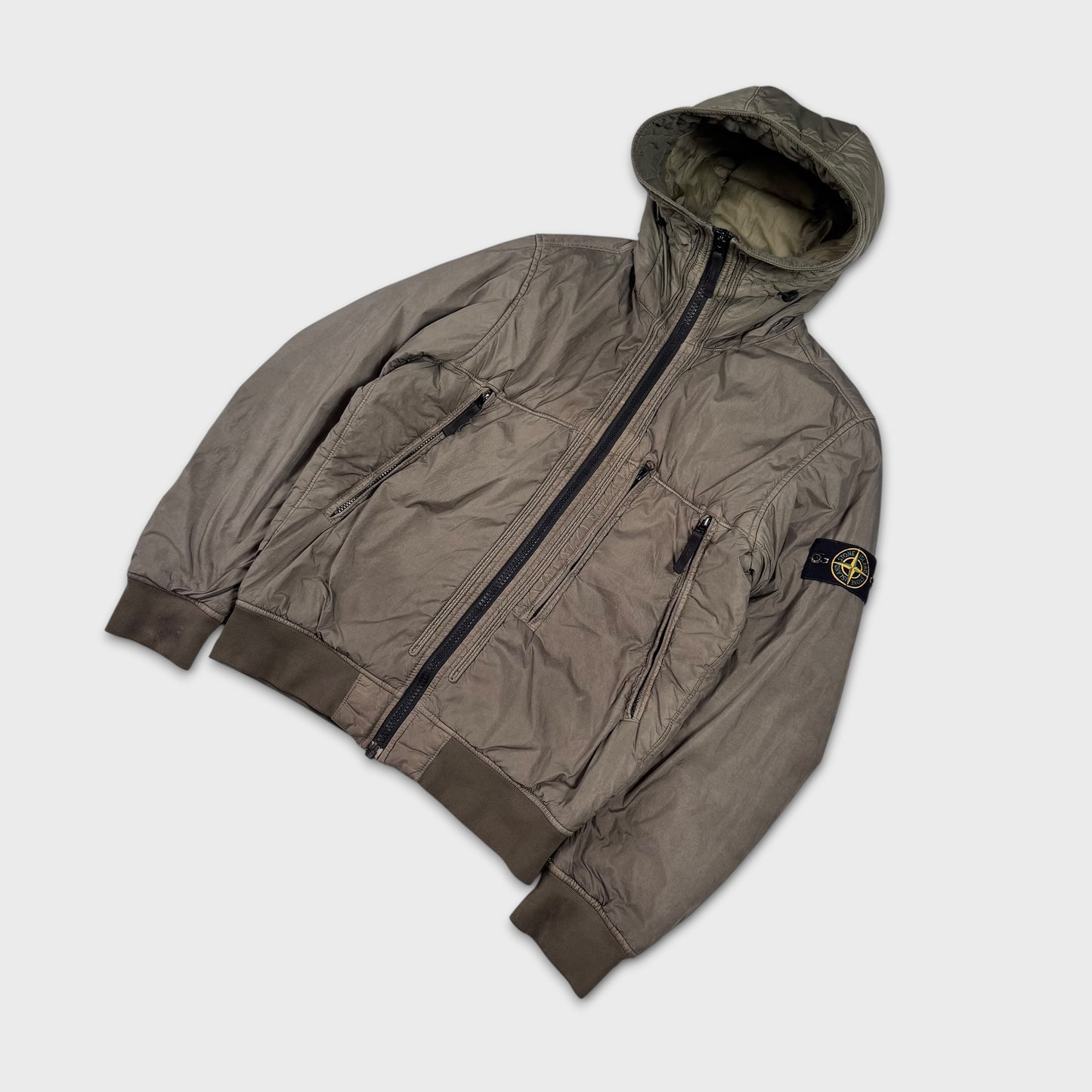 Stone Island Garment Dyed Crinkle Reps Jacket S