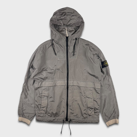 Stone Island Silver Nylon Metal Watro Jacket S