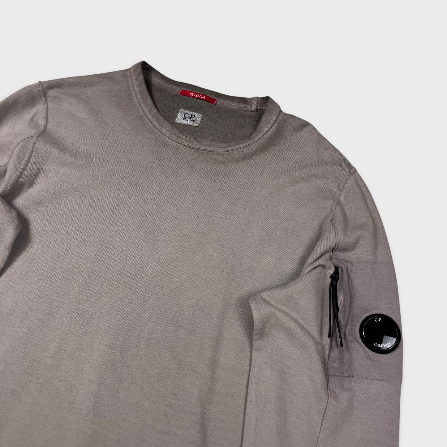CP Company Grey Re-Colour Lens Crewneck M