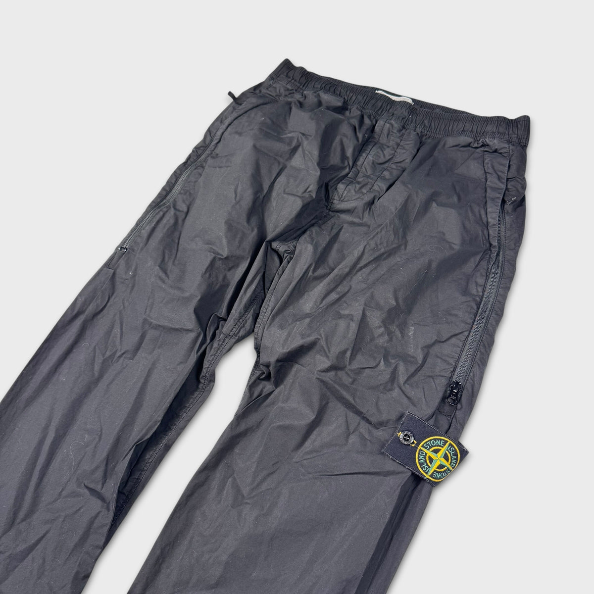Stone Island Black Tela Cargo Pants W30