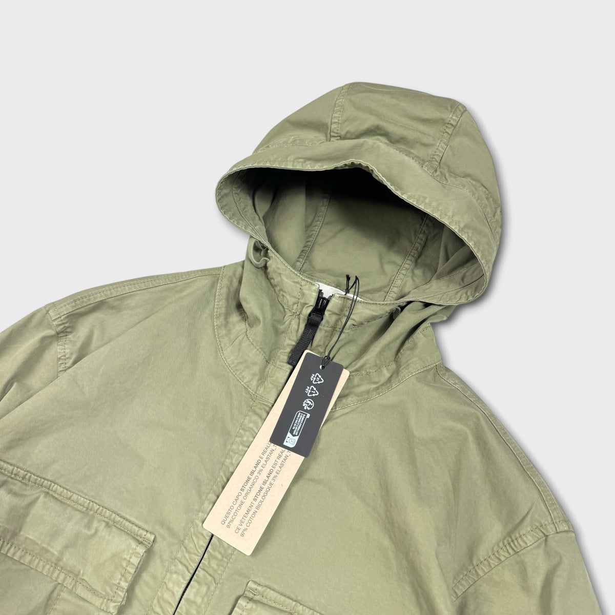 Stone Island Stretch Cotton Twill-TC Jacket BNWT M