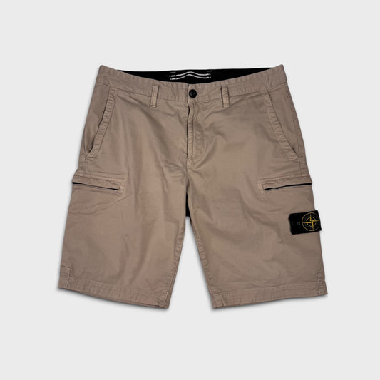 Stone Island Beige Cargo Shorts W33
