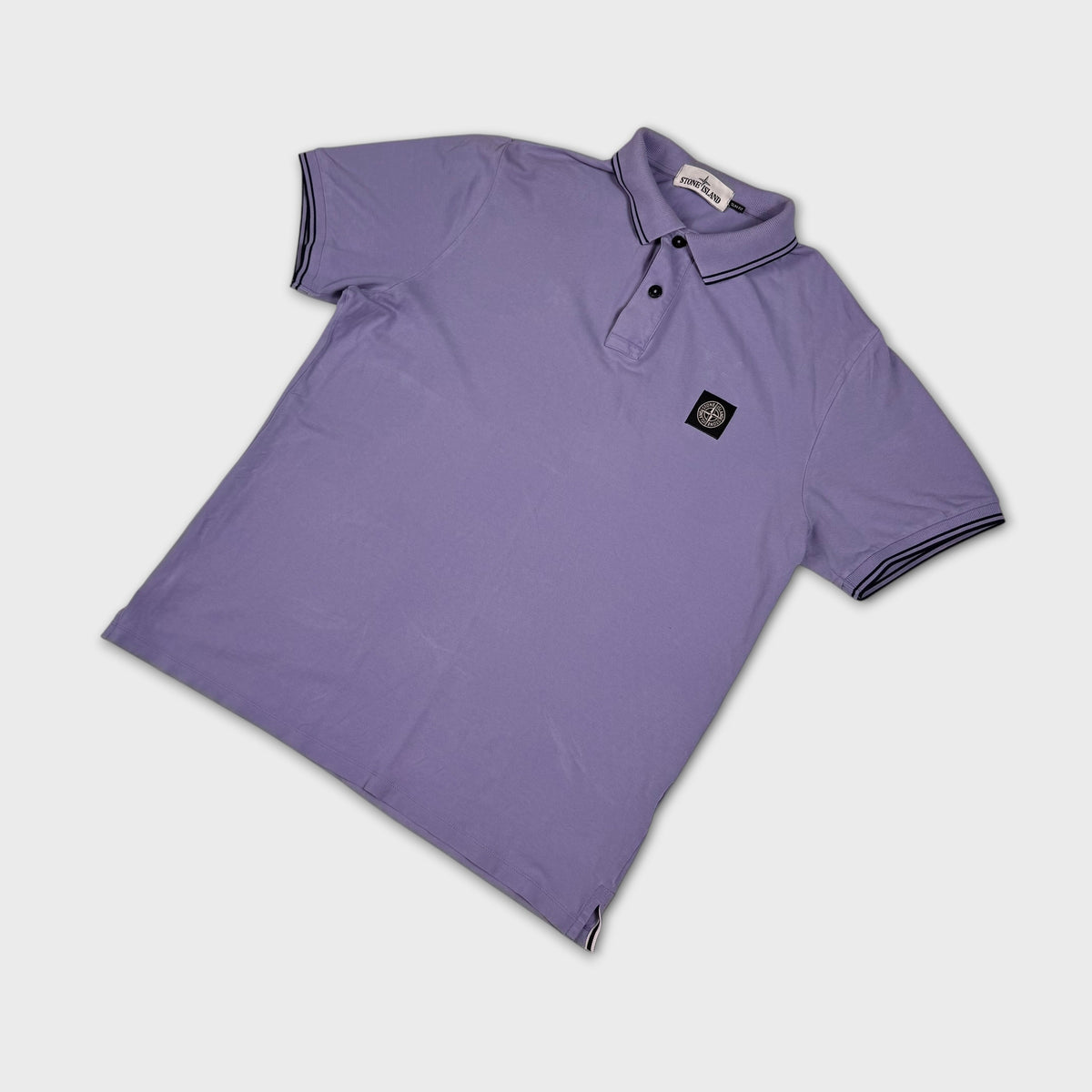 Stone Island Lilac Polo Shirt XL