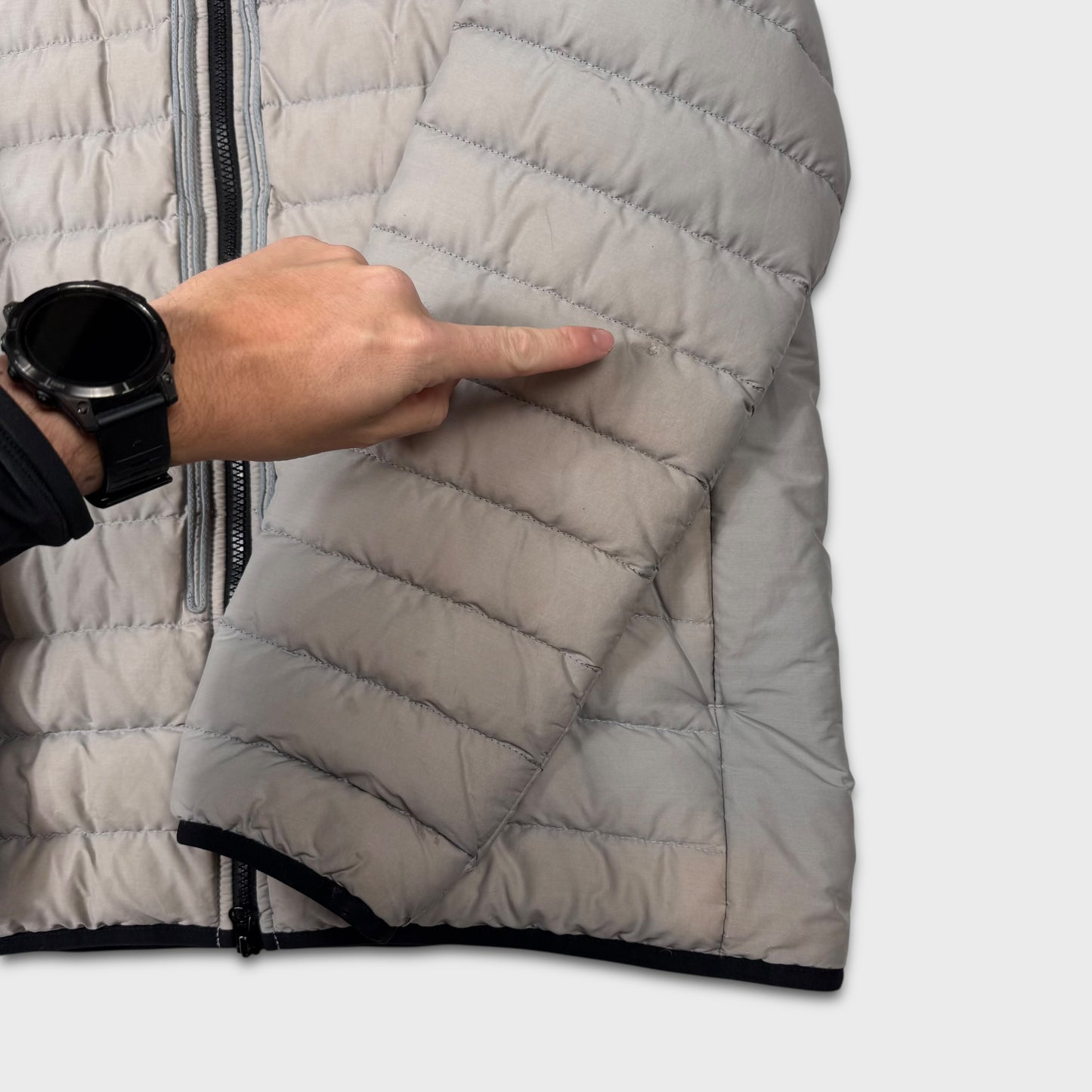 Stone Island Grey O-Cotton R-Nylon Tela Jacket XL