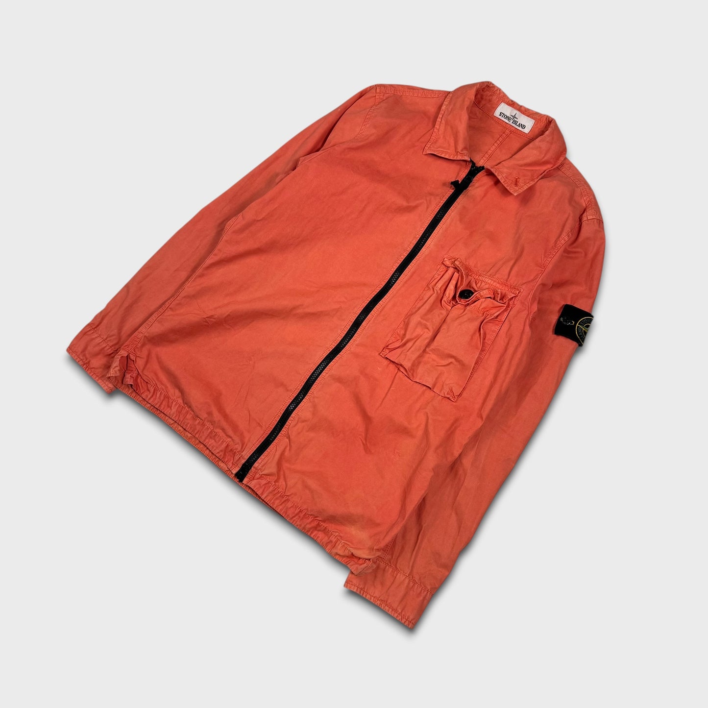 Stone Island Coral Full Zip Overshirt S