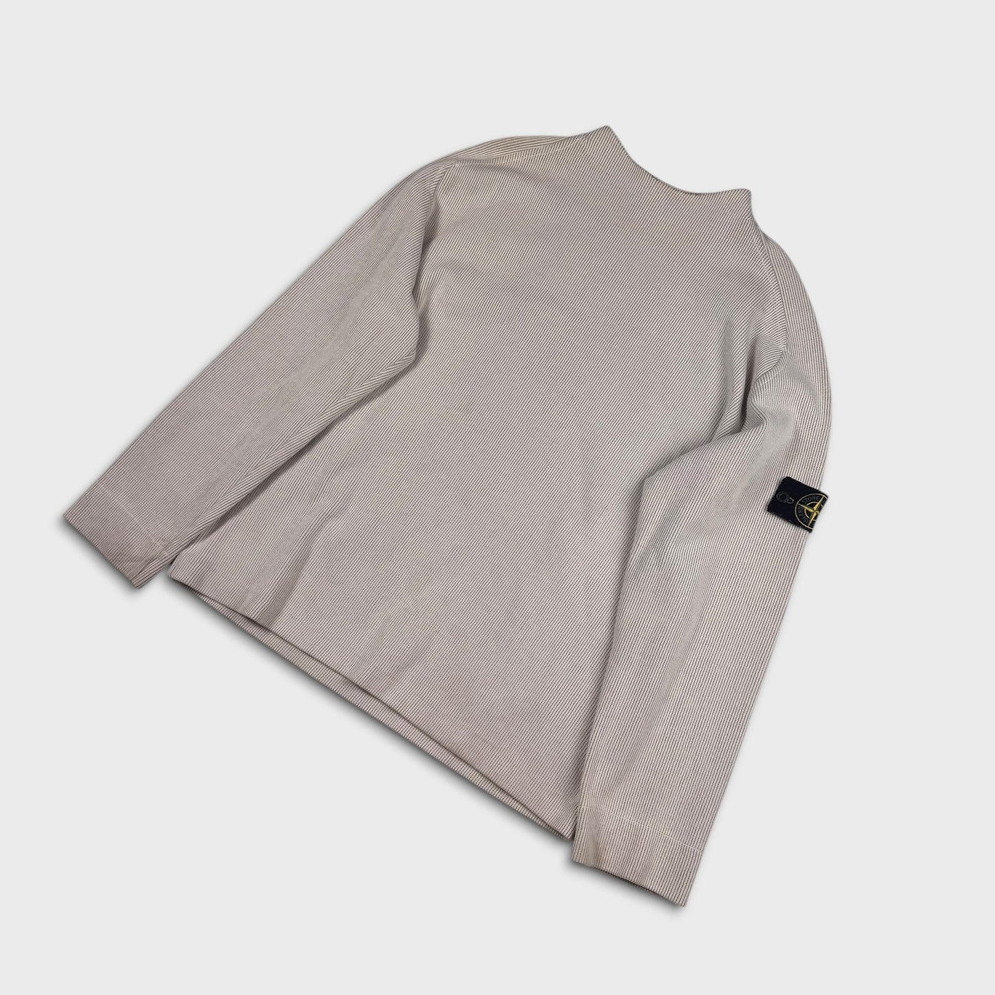 Stone Island 2001 Ribbed Cotton Jumper XL