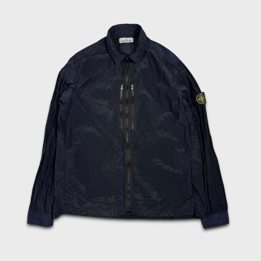 Stone Island Navy Nylon Metal Overshirt XXL