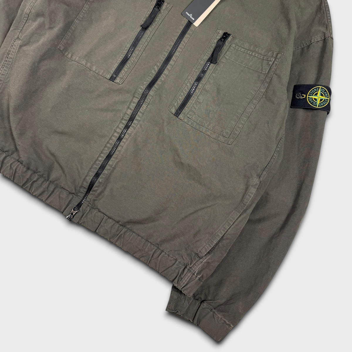 Stone Island Organic Cotton Ripstop Hooded Jacket XL NEW