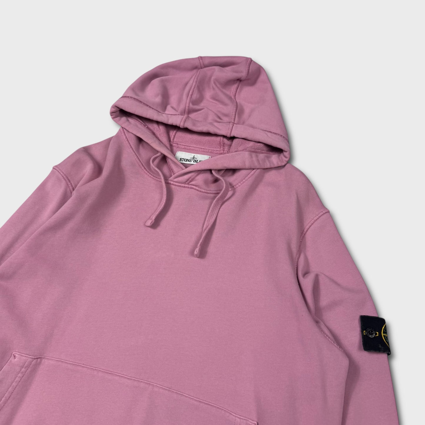 Stone Island Pink Pullover Hoodie XL