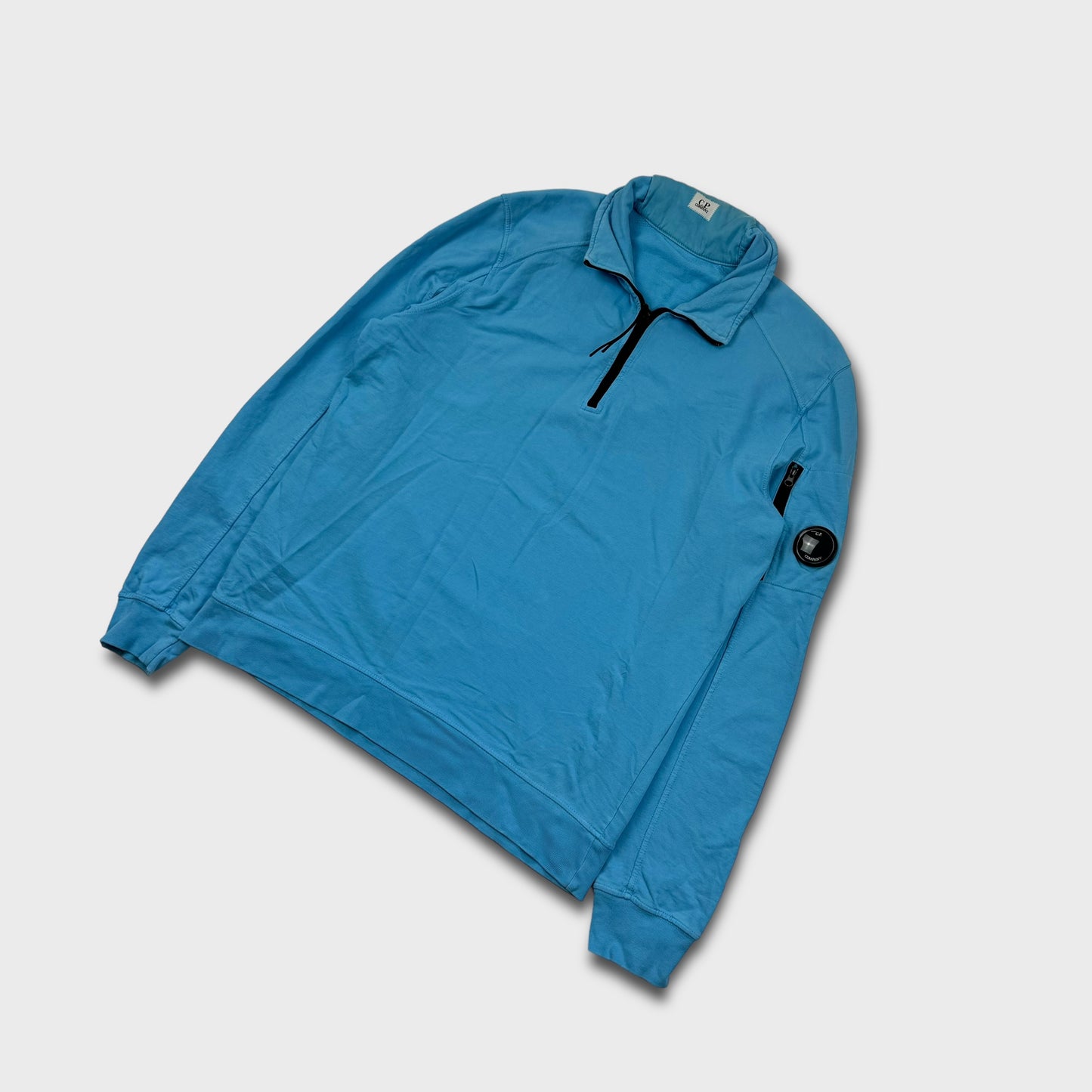 CP Company Sky Blue Quarter Zip XL