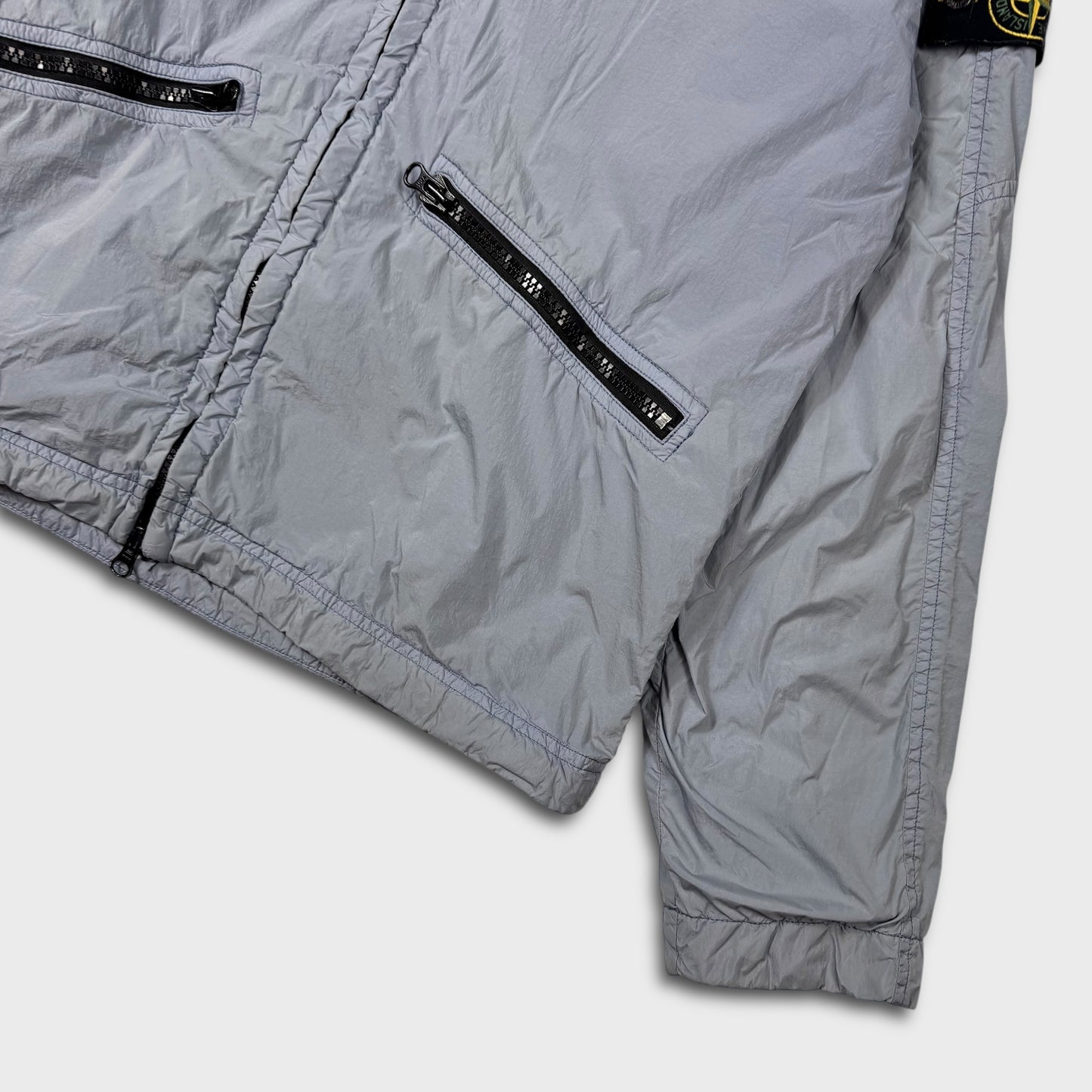 Stone Island Lavender Blue Crinkle Reps Jacket M