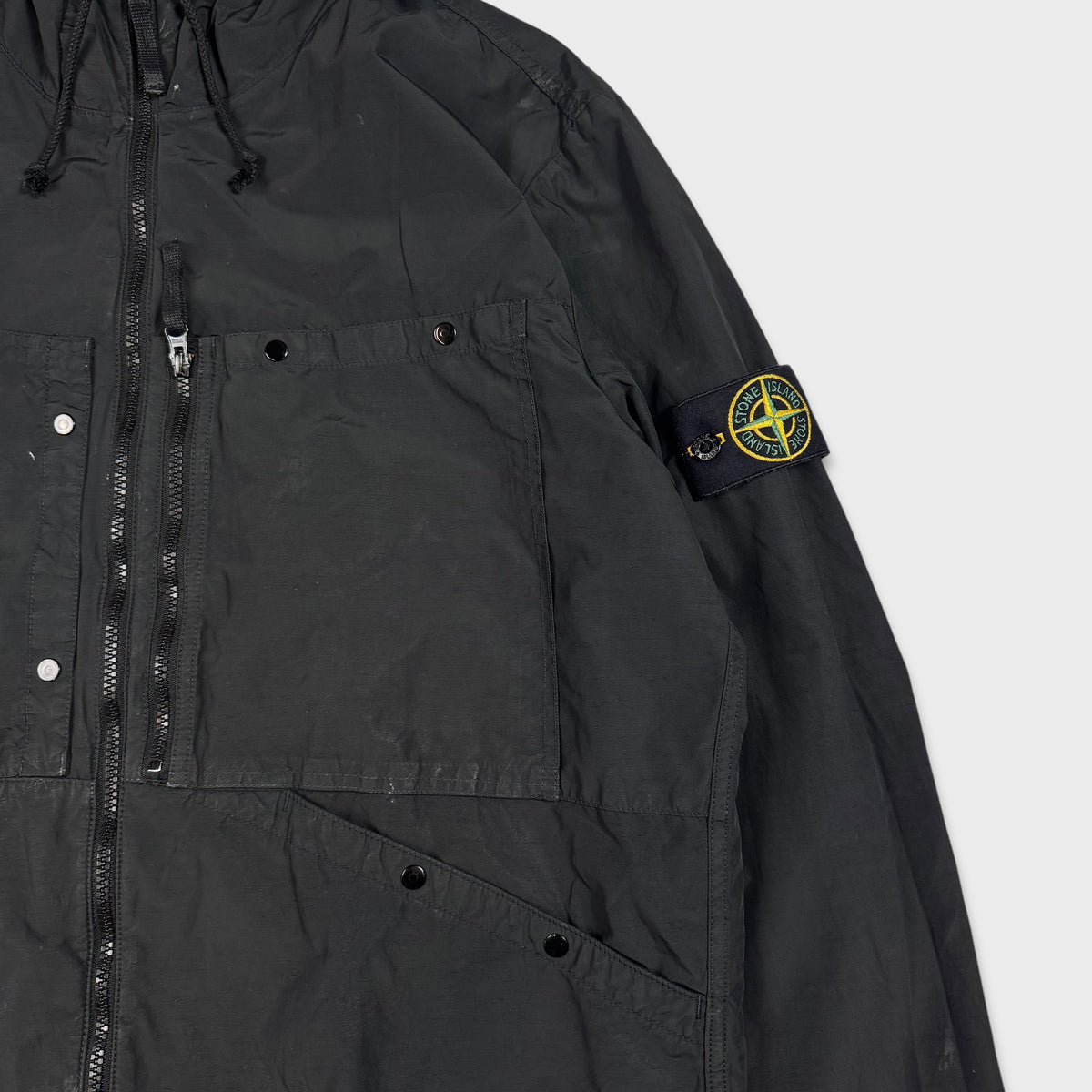 Stone Island Tela Weather Resistant Hooded Jacket XXL