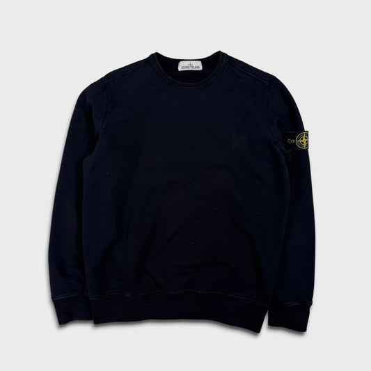 Stone Island Black Crewneck Sweatshirt L