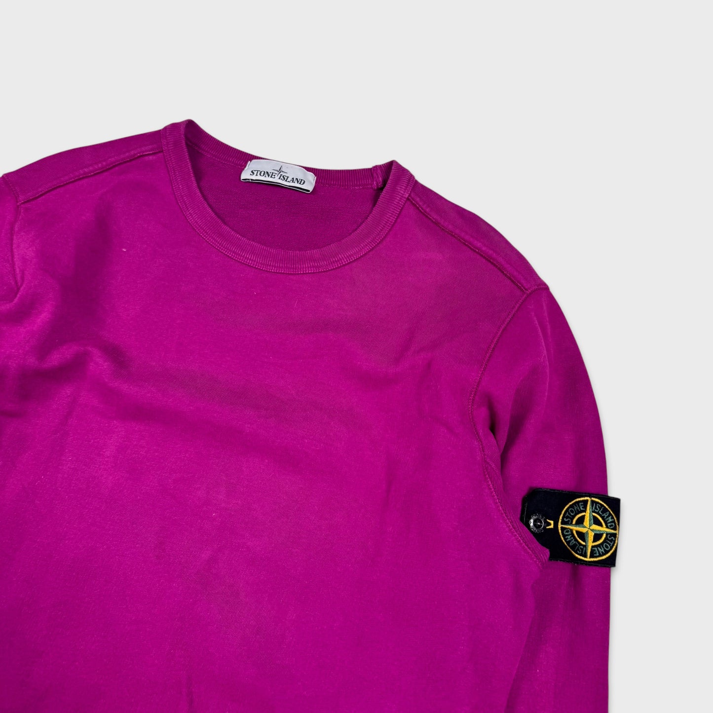 Stone Island Purple Crewneck Sweatshirt L