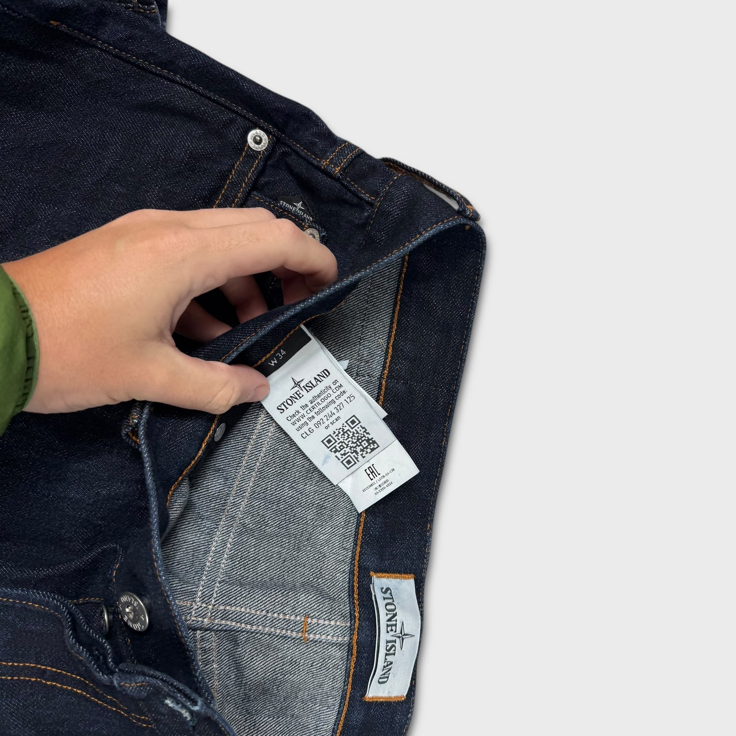 Stone Island Dark Blue Denim Jeans W34