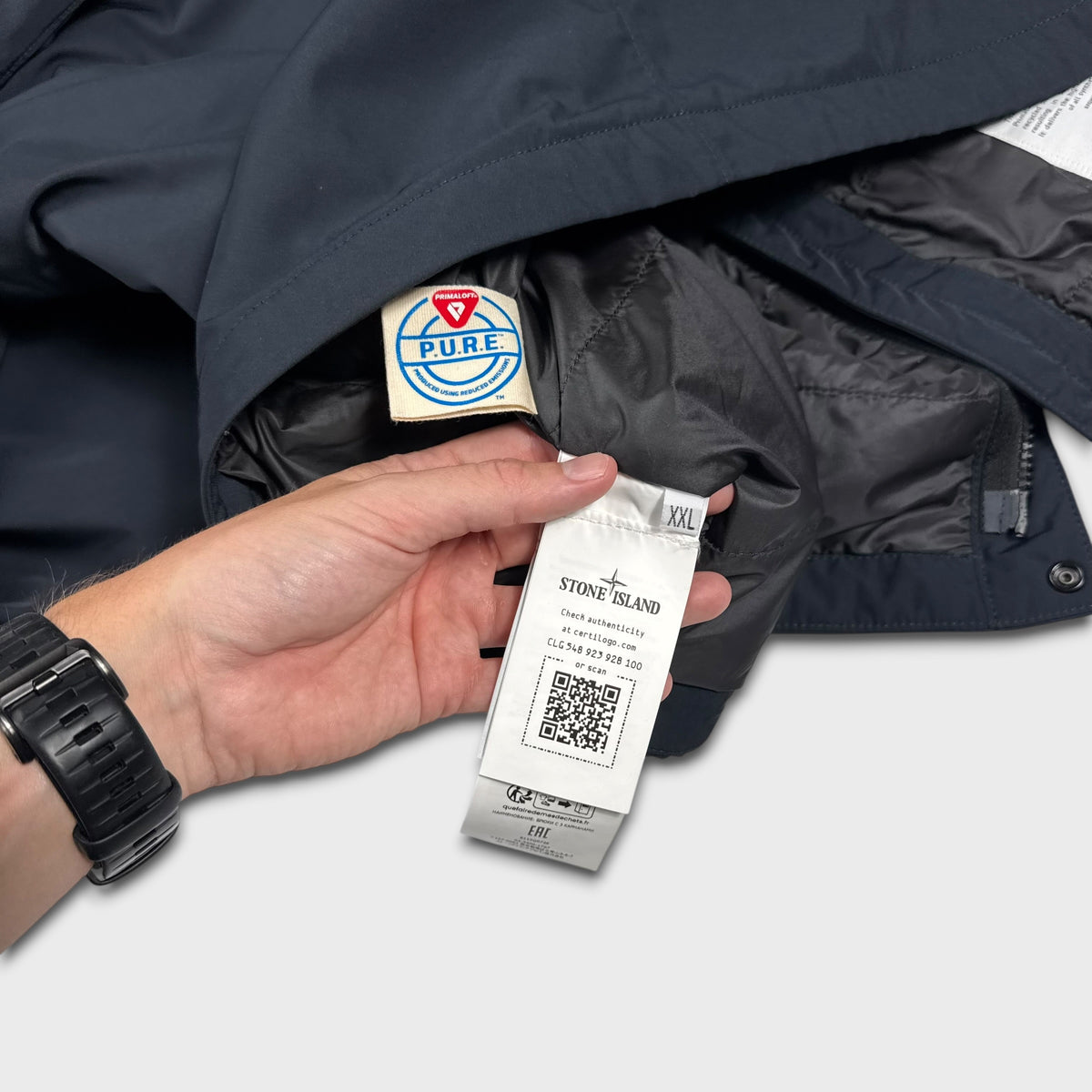 Stone Island Micro Twill W/ Primaloft Insulation Technology Jacket XXL