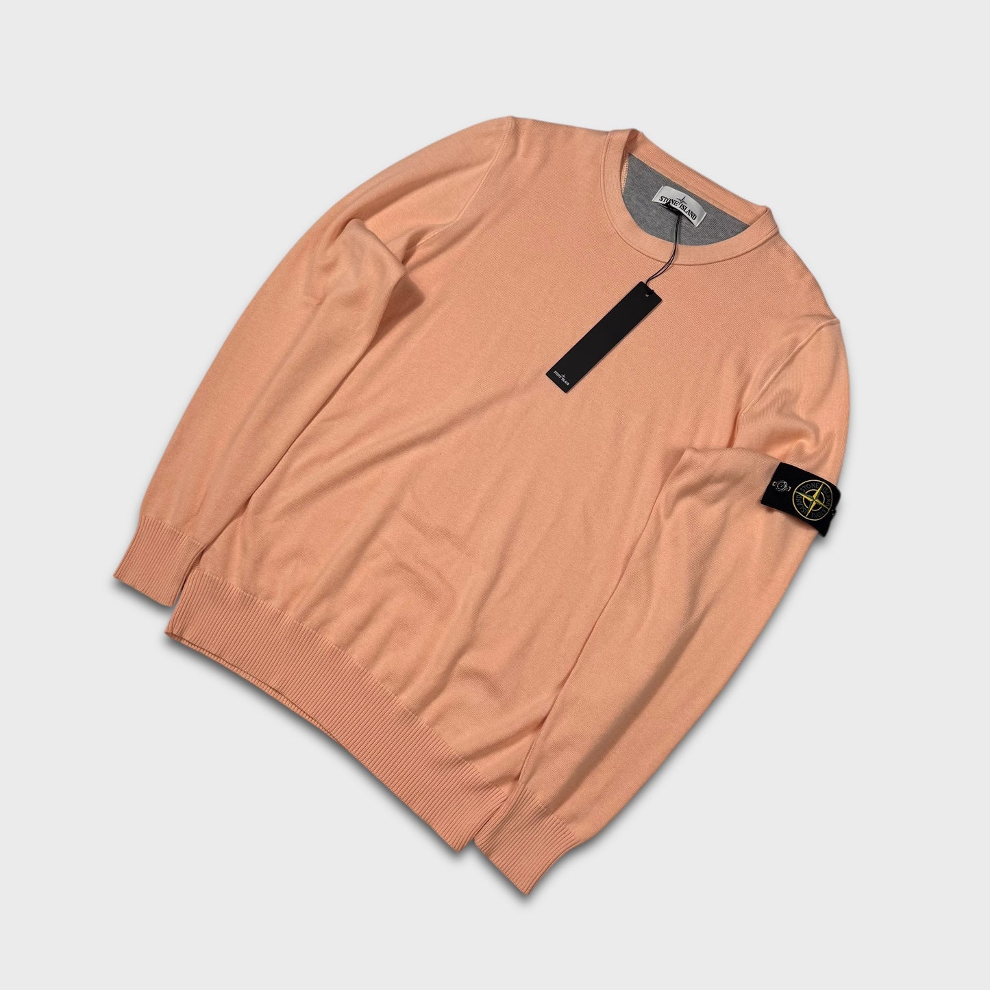 Stone Island Peach Knit Jumper BNWT XL