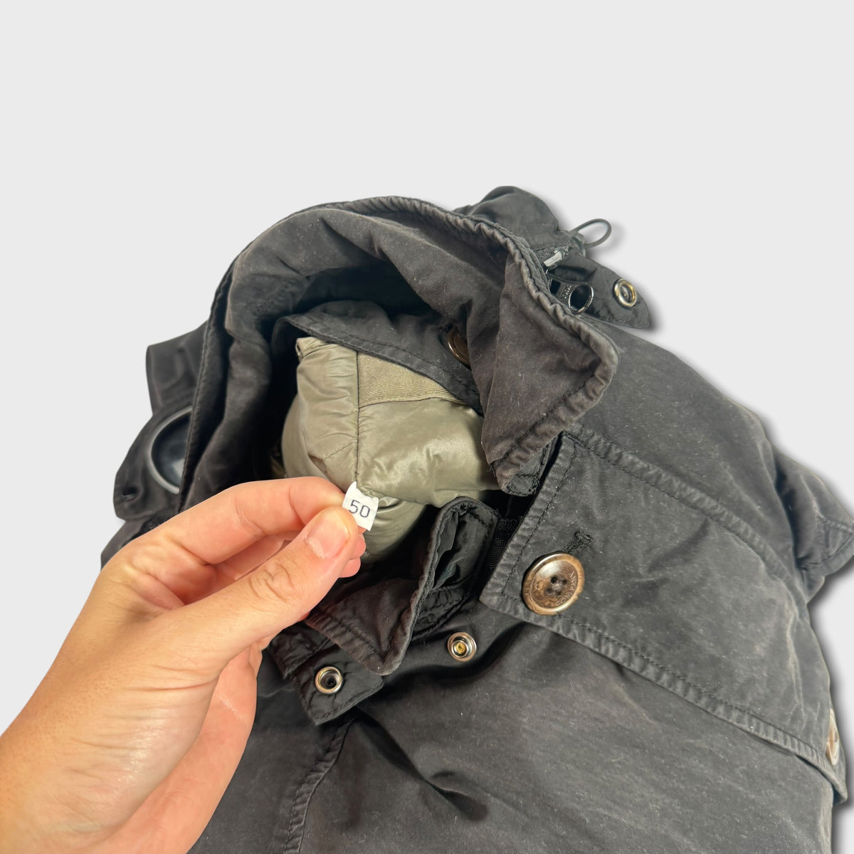 CP Company 50 Fili La Mille Goggle Watchviewer Jacket w/ Liner L