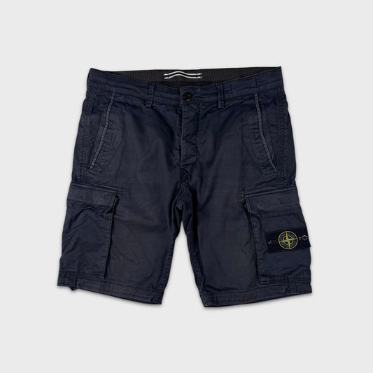 Stone Island Navy Cargo Shorts W34