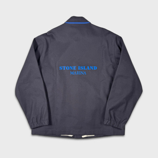 Stone Island Marina Panno Resinato Wool Jacket L