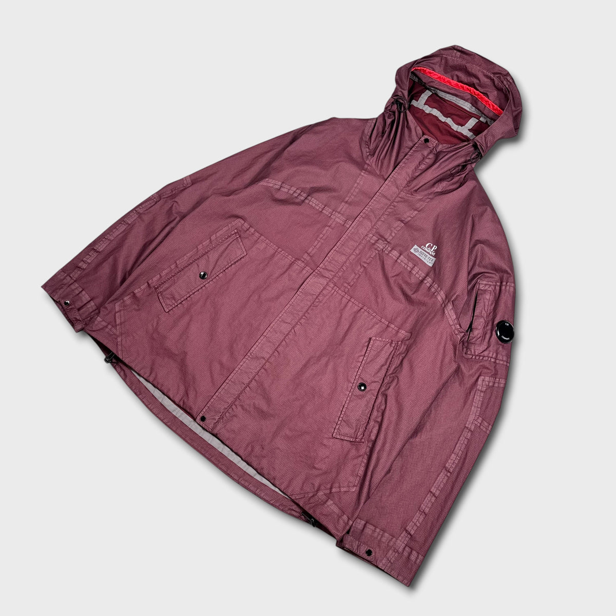 CP Company Burgundy Taped Seam Goretex G-Type Jacket 3XL